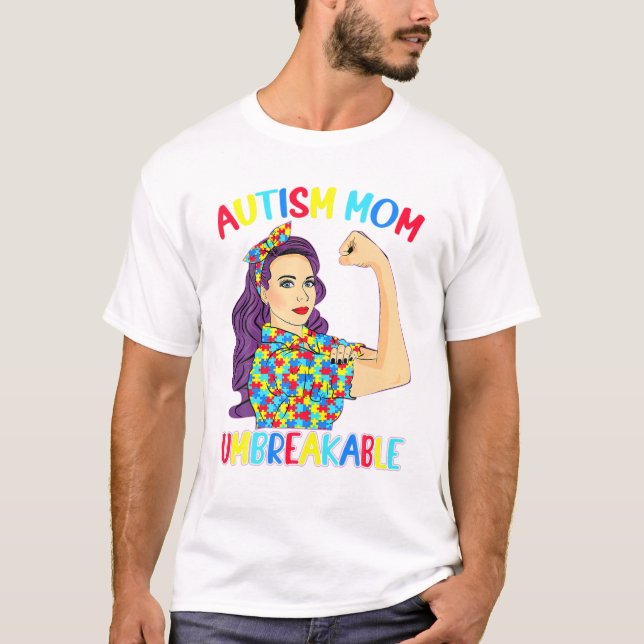 Mum shirt Unbreakable Autism (Front)