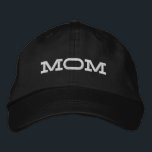 Mum Simple Cool Modern Typography Custom<br><div class="desc">Mum Simple Cool Modern Typography Custom Embroidered Baseball Cap features the simple modern embroidered text "Mum". Perfect as a gift for mum for Mother's Day,  Christmas,  birthday and more. Created by Evco Studio www.zazzle.com/store/evcostudio</div>