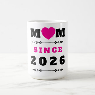 Mum Since 2026 Elegant Minimalist Mug