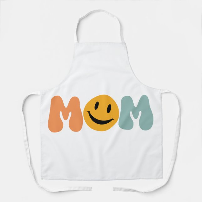 Mum Smile Face Apron (Front)