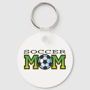 Mum Soccer Key Ring