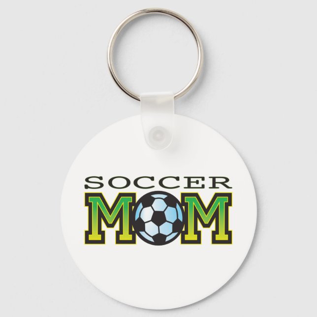 Mum Soccer Key Ring (Front)