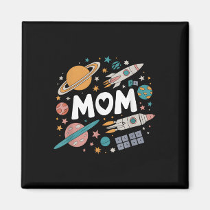 Mum Space Galaxy Mothers Day Birthday Family Match Magnet