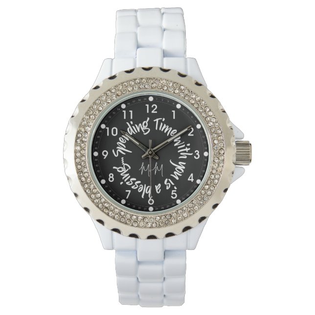 Mum Spending Time with You Quote  Watch (Front)