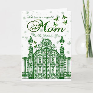 Mum St. Patrick's Day Card - Clover Gate And Butte