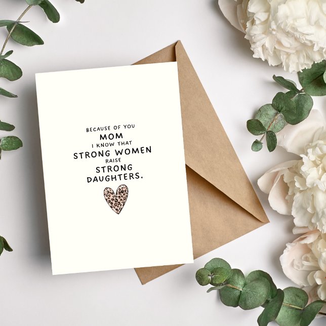 Mum, Strong Women, Strong Daughter Card (Creator Uploaded)