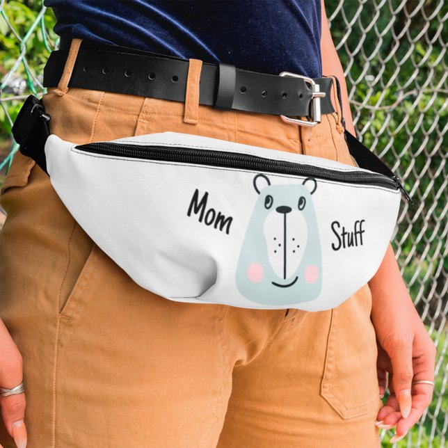 Mum Stuff - little funny bear Bum Bags (mom stuff fanny pack)