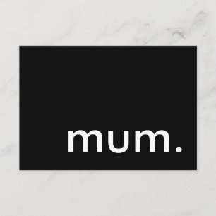 mum. surprise party invitation