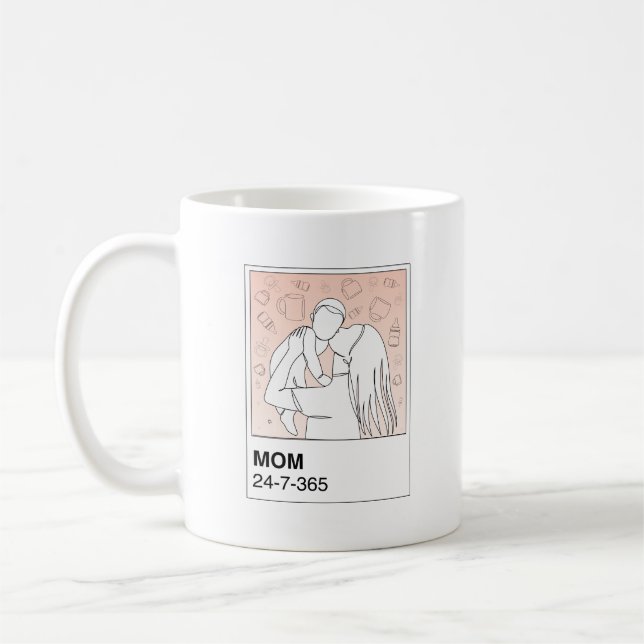 Mum Swatch Coffee Mug (Left)