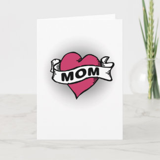 Mum Tattoo Card