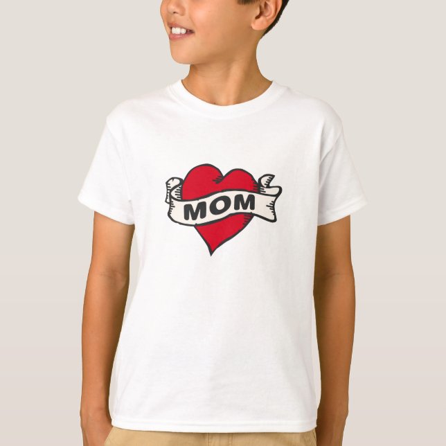 Mum Tattoo T-Shirt (Front)