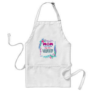 Mum Thanks For Being My Mum Standard Apron