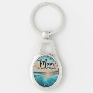Mum: The Heart of Our Family Key Ring
