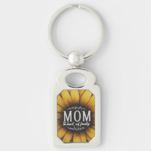 Mum: The Heart of Our Family Key Ring