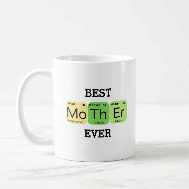 Mum: The Perfect Formula for Love and Science Coffee Mug (Left)