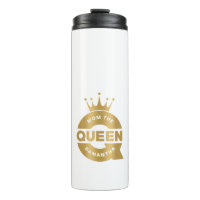 Mum The Queen Gold Creative Typography