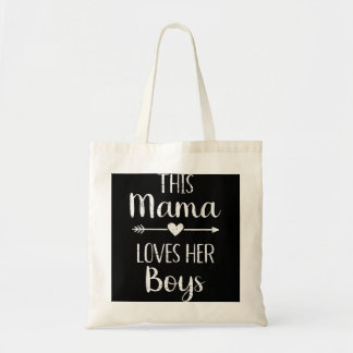 Mum this mama loves her boys tote bag