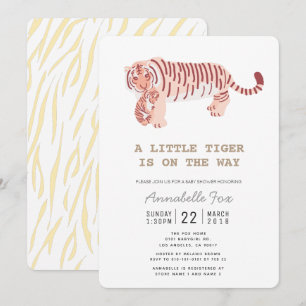 Mum Tiger Cub Gender Neutral Baby Shower Card