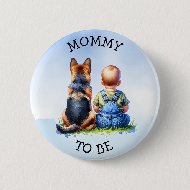 Mum to be | Baby Shower 6 Cm Round Badge (Front)