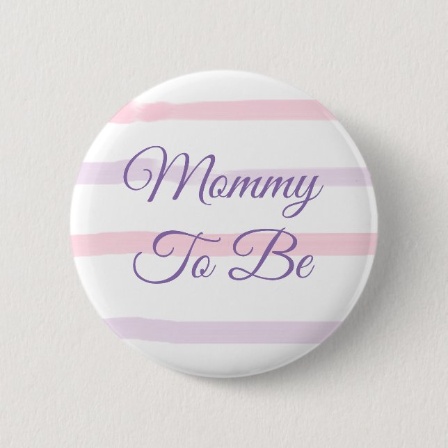Mum to be Baby Shower button (Front)