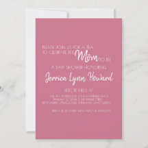 Mum-To-Be Baby Shower Invitation