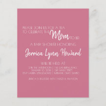 Mum-To-Be Baby Shower Invitation Flyer