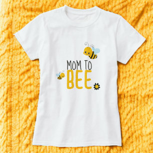Mum to be Bee And Flower Baby Shower T-Shirt