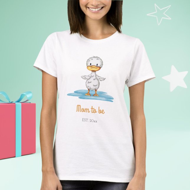 Mum to Be Cute Duckling  T-Shirt (Mom to Be Cute Duckling T-Shirt)