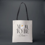 Mum to be daisy floral baby shower new baby gift tote bag<br><div class="desc">Mum to be daisy floral baby shower new baby gift or announcement.</div>