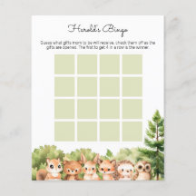 Mum to be Gifts Bingo Boy Baby Shower Games