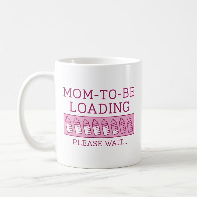 Mum To Be Loading Coffee Mug (Left)