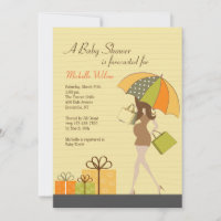 Mum-to-be Shower Invitation (Caucasian)
