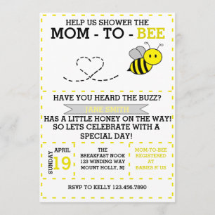 Mum-to-bee Invitation