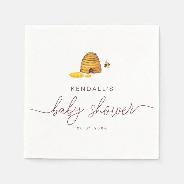 Mum-to-Bee Napkins (Front)