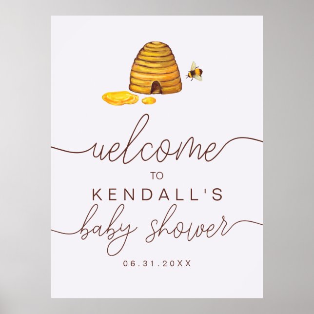 Mum to Bee Welcome Sign (Front)