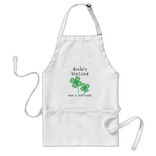 Mum to Irish Twins apron