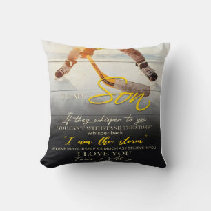 Mum To my Son Gift, Son Birthday Gift Idea Cushion