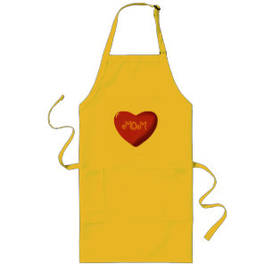 Mum Typography Design, Cute Mother Quote Text Art, Long Apron