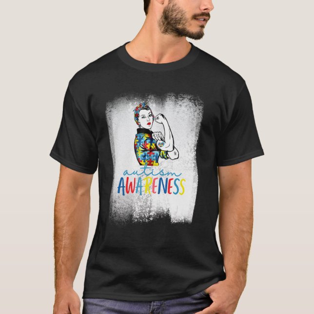 Mum Unbreakable Autism Awareness T-Shirt (Front)