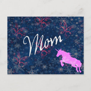 Mum Unicorn Postcard
