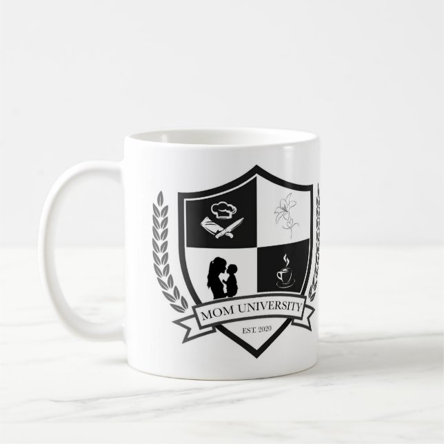 Mum University EST. 2020 Coffee Mug (Left)