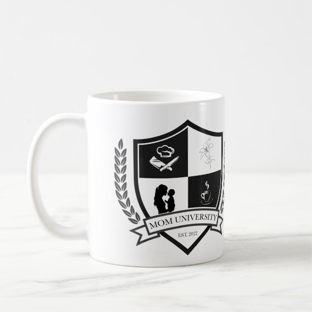 Mum University EST. 2022 Coffee Mug (Left)