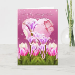 Mum Valentine's Day Card - Floral Valentine's Day