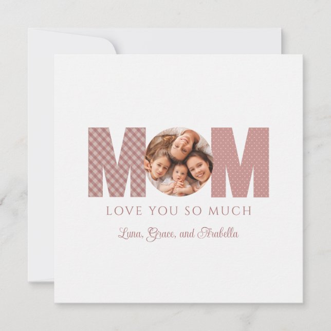 Mum Valentine's Day Photo Card (Front)
