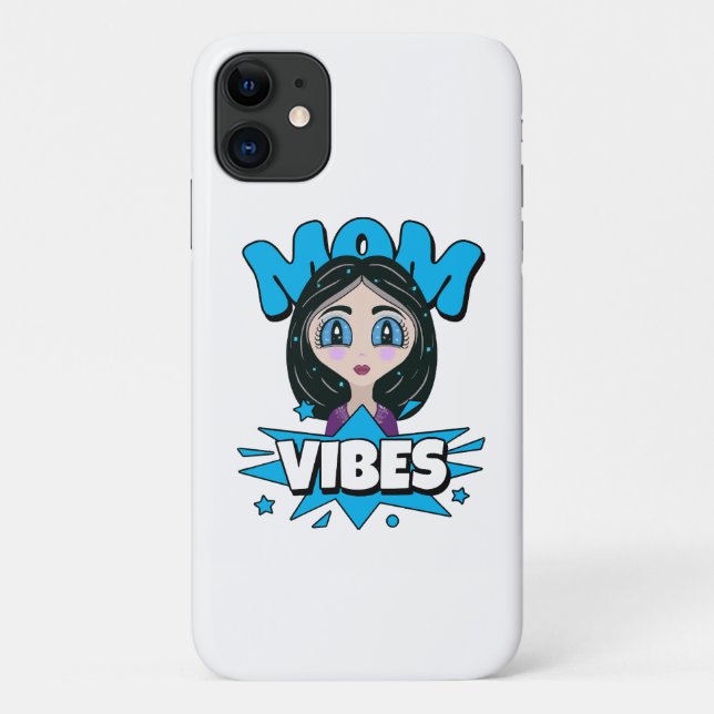 Mum Vibes Case-Mate iPhone Case (Back)