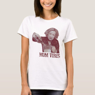 Mum Vibes Kitty Screen Printed Shirt