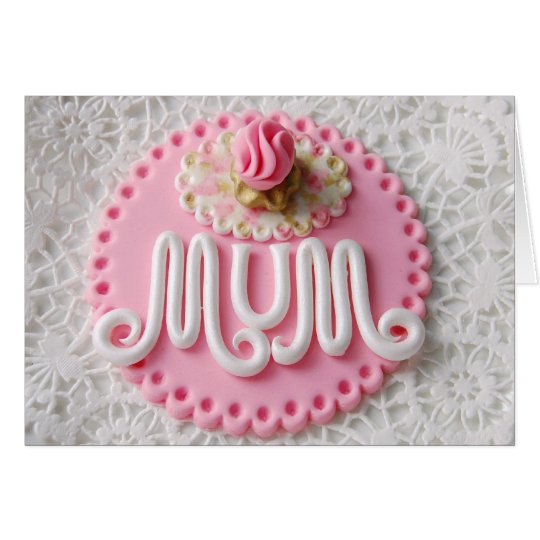 'Mum' Vintage Style Greetings Card
