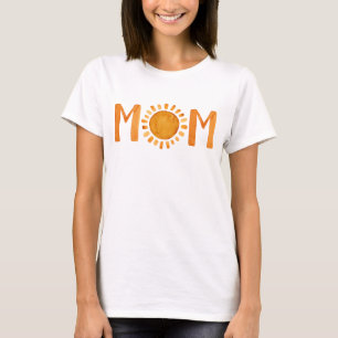 Mum Watercolor Yellow Sunshine T-Shirt
