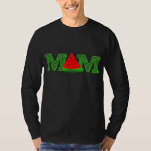 Mum Watermelon Funny Summer Fruit Mother Day T-Shirt