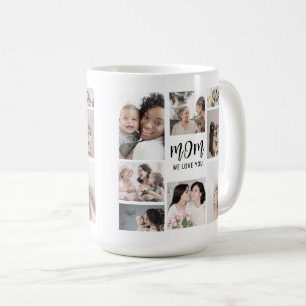 Mum We Love You Custom Mothers Day Photo  Coffee Mug